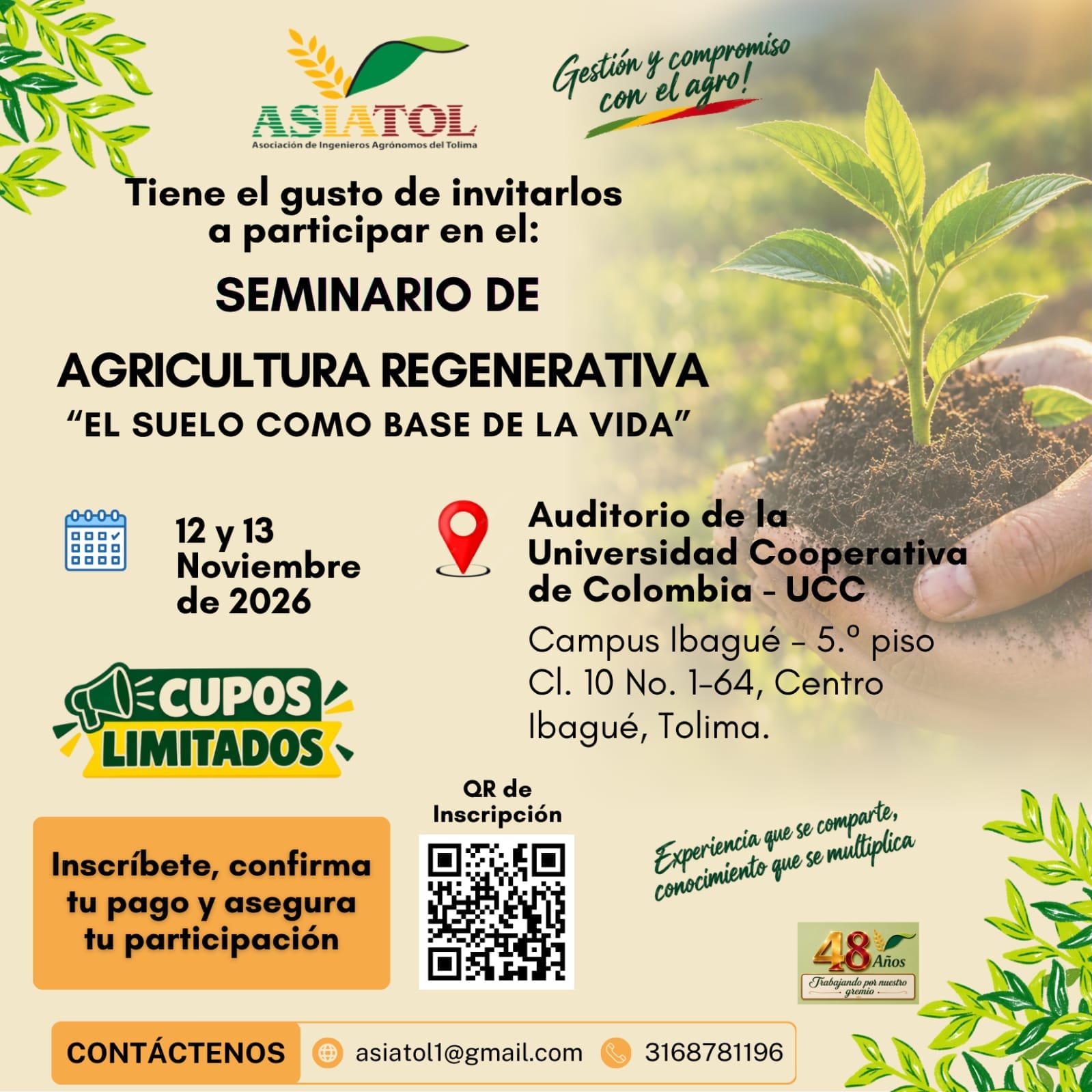 Seminario de Agricultura Regenerativa - ASIATOL